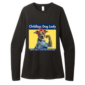 Childless Dog Lady Is Voting Kamala Election Usa 2024 Womens CVC Long Sleeve Shirt