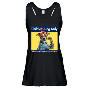 Childless Dog Lady Is Voting Kamala Election Usa 2024 Ladies Essential Flowy Tank