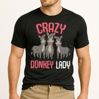 Crazy Donkey Lady Donkey Lover Cooling Performance Crew T-Shirt