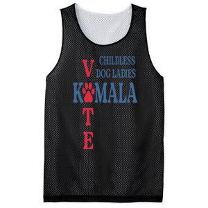 Childless Dog Ladies Vote For Kamala Harris 2024 Mesh Reversible Basketball Jersey Tank