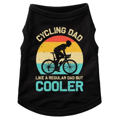 Cycling Dad Like A Regular Dad But Cooler Funny Cyclist Gift Doggie Tank