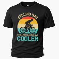 Cycling Dad Like A Regular Dad But Cooler Funny Cyclist Gift Performance Shirt