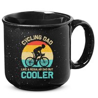 Cycling Dad Like A Regular Dad But Cooler Funny Cyclist Gift 15oz Campfire Ceramic Mug