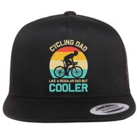 Cycling Dad Like A Regular Dad But Cooler Funny Cyclist Gift Flatbill Hat