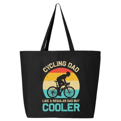 Cycling Dad Like A Regular Dad But Cooler Funny Cyclist Gift 25L Jumbo Tote