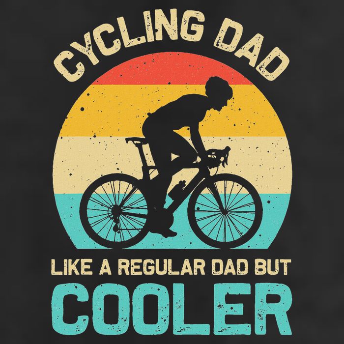 Cycling Dad Like A Regular Dad But Cooler Funny Cyclist Gift 25L Jumbo Tote