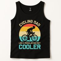 Cycling Dad Like A Regular Dad But Cooler Funny Cyclist Gift Tank Top