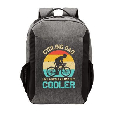 Cycling Dad Like A Regular Dad But Cooler Funny Cyclist Gift Vector Backpack