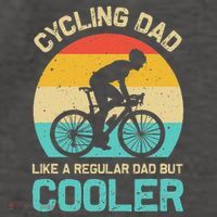 Cycling Dad Like A Regular Dad But Cooler Funny Cyclist Gift Vector Backpack