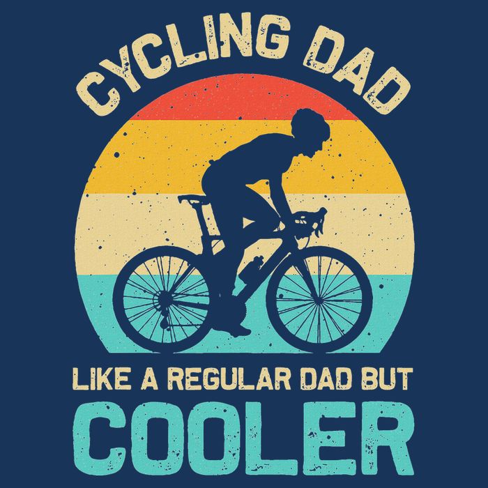 Cycling Dad Like A Regular Dad But Cooler Funny Cyclist Gift Infant Baby Jersey Bodysuit
