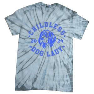 Childless Dog Ladies Voting For Kamala 2024 Tie-Dye T-Shirt