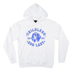 Childless Dog Ladies Voting For Kamala 2024 Hoodie