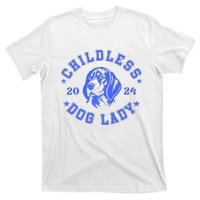 Childless Dog Ladies Voting For Kamala 2024 T-Shirt