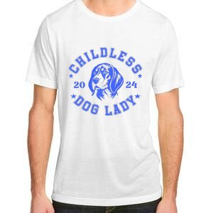 Childless Dog Ladies Voting For Kamala 2024 Adult ChromaSoft Performance T-Shirt