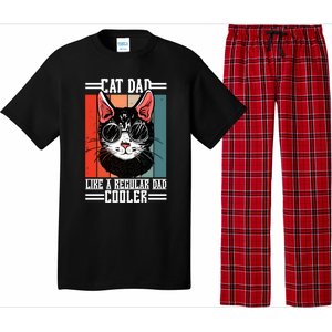 Cat Dad Like A Regular Dad Cooler Gift Pajama Set