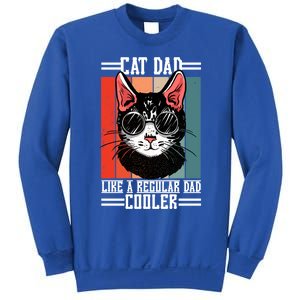 Cat Dad Like A Regular Dad Cooler Gift Sweatshirt