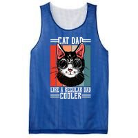 Cat Dad Like A Regular Dad Cooler Gift Mesh Reversible Basketball Jersey Tank