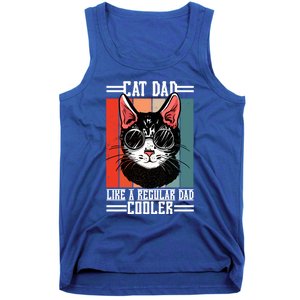 Cat Dad Like A Regular Dad Cooler Gift Tank Top