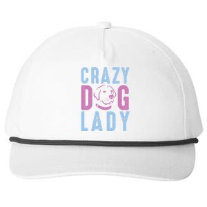 Crazy Dog Lady Snapback Five-Panel Rope Hat