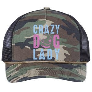 Crazy Dog Lady Retro Rope Trucker Hat Cap