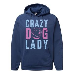 Crazy Dog Lady Performance Fleece Hoodie