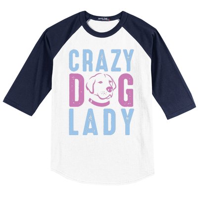 Crazy Dog Lady Baseball Sleeve Shirt