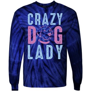 Crazy Dog Lady Tie-Dye Long Sleeve Shirt