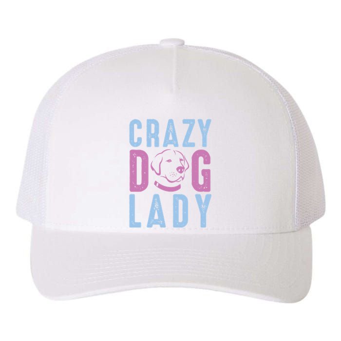 Crazy Dog Lady Yupoong Adult 5-Panel Trucker Hat