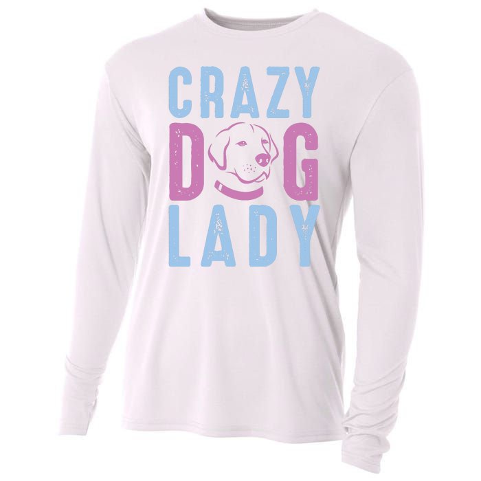 Crazy Dog Lady Cooling Performance Long Sleeve Crew