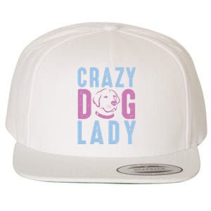 Crazy Dog Lady Wool Snapback Cap