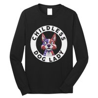 Childless Dog Lady Election Vote 2024 Patriotic Long Sleeve Shirt