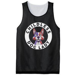 Childless Dog Lady Election Vote 2024 Patriotic Mesh Reversible Basketball Jersey Tank