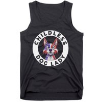 Childless Dog Lady Election Vote 2024 Patriotic Tank Top