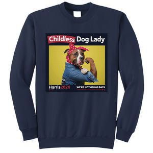 Childless Dog Lady Is Voting Kamala Election Usa 2024 Sweatshirt