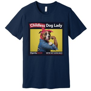 Childless Dog Lady Is Voting Kamala Election Usa 2024 Premium T-Shirt