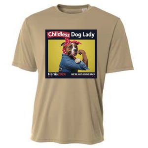 Childless Dog Lady Is Voting Kamala Election Usa 2024 Cooling Performance Crew T-Shirt