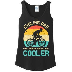 Cycling Dad Like A Regular Dad But Cooler Funny Cyclist Gift Ladies Essential Tank