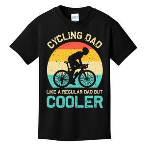 Cycling Dad Like A Regular Dad But Cooler Funny Cyclist Gift Kids T-Shirt