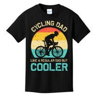 Cycling Dad Like A Regular Dad But Cooler Funny Cyclist Gift Kids T-Shirt