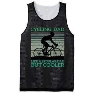 Cycling Dad Like A Regular Dad But Cooler Mesh Reversible Basketball Jersey Tank