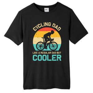 Cycling Dad Like A Regular Dad But Cooler Funny Cyclist Gift Tall Fusion ChromaSoft Performance T-Shirt