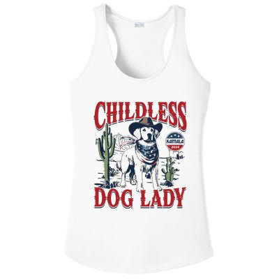 Childless Dog Lady Kamala For President 2024 Ladies PosiCharge Competitor Racerback Tank