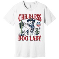 Childless Dog Lady Kamala For President 2024 Premium T-Shirt