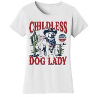 Childless Dog Lady Kamala For President 2024 Women's T-Shirt