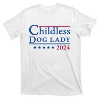 Childless Dog Lady For Madam President Kamala Harris 2024 T-Shirt