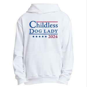 Childless Dog Lady For Madam President Kamala Harris 2024 Urban Pullover Hoodie