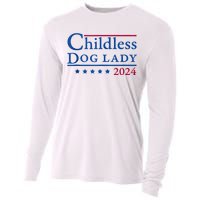 Childless Dog Lady For Madam President Kamala Harris 2024 Cooling Performance Long Sleeve Crew