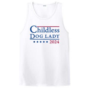 Childless Dog Lady For Madam President Kamala Harris 2024 PosiCharge Competitor Tank