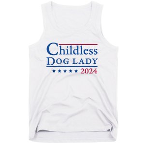 Childless Dog Lady For Madam President Kamala Harris 2024 Tank Top