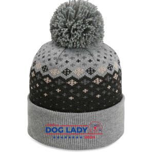 Childless Dog Lady Ladies Voting Election 2024 Usa The Baniff Cuffed Pom Beanie